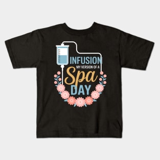 Infusion Day - Spoonie Chronic Illness Awareness Support Kids T-Shirt